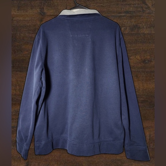 Navy Blue Quarter-Zip Sweater by Nautica - Picture 4 of 8
